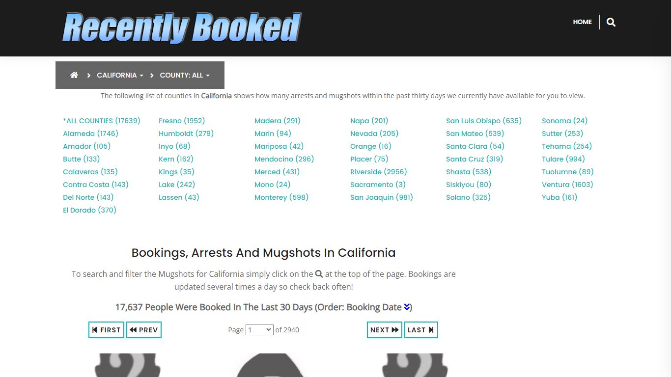 Bookings, Arrests and Mugshots in El Dorado County, California